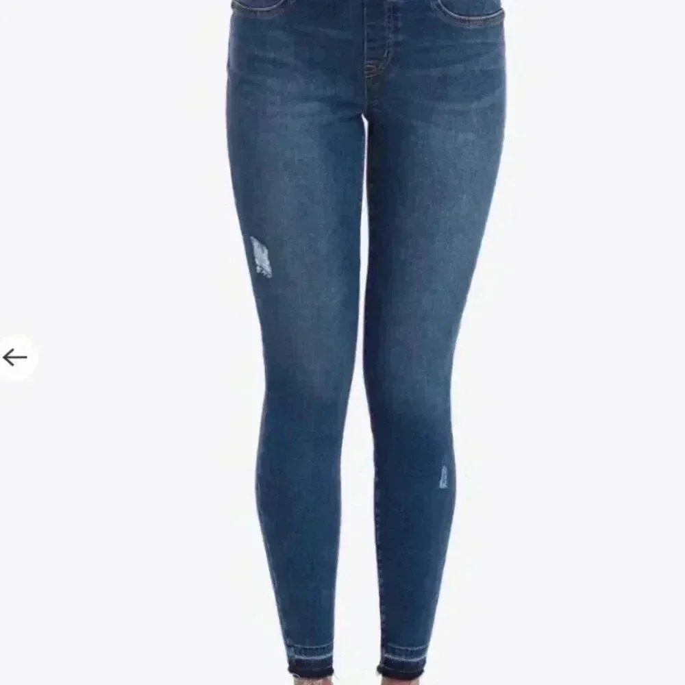 Spanx Distressed Skinny Jeans #20203R EUC size Large